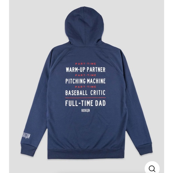 Baseballism Other - Baseballism baseball Dad Navy Blue thick and soft hoodie. Like new. XL. Cotton